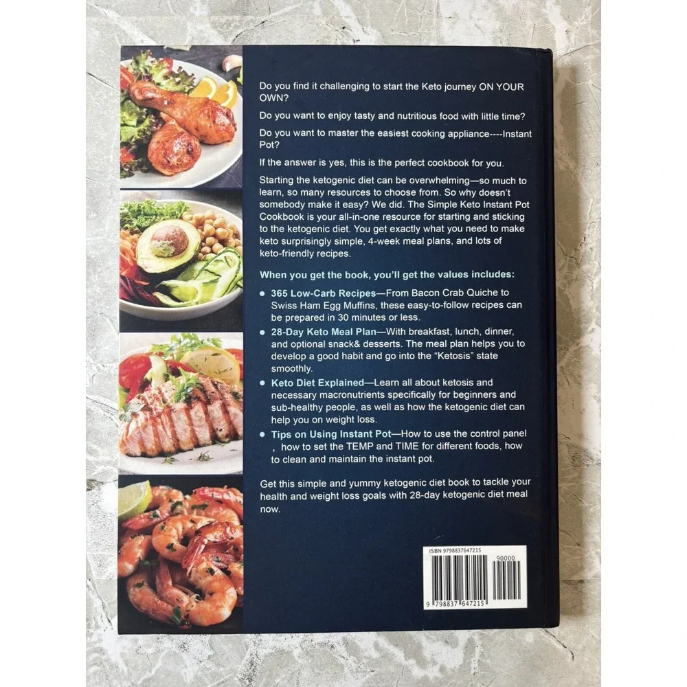 The Simple Keto Instant Pot‎ Cookbook Sara S. Nelson - GOOD